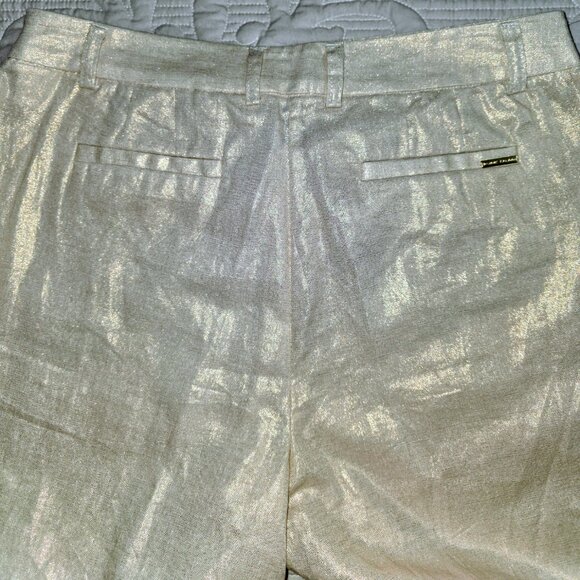 Anne Klein Metallic Shimmer Pants – Size 4 – Elegant & Chic - Picture 6 of 8